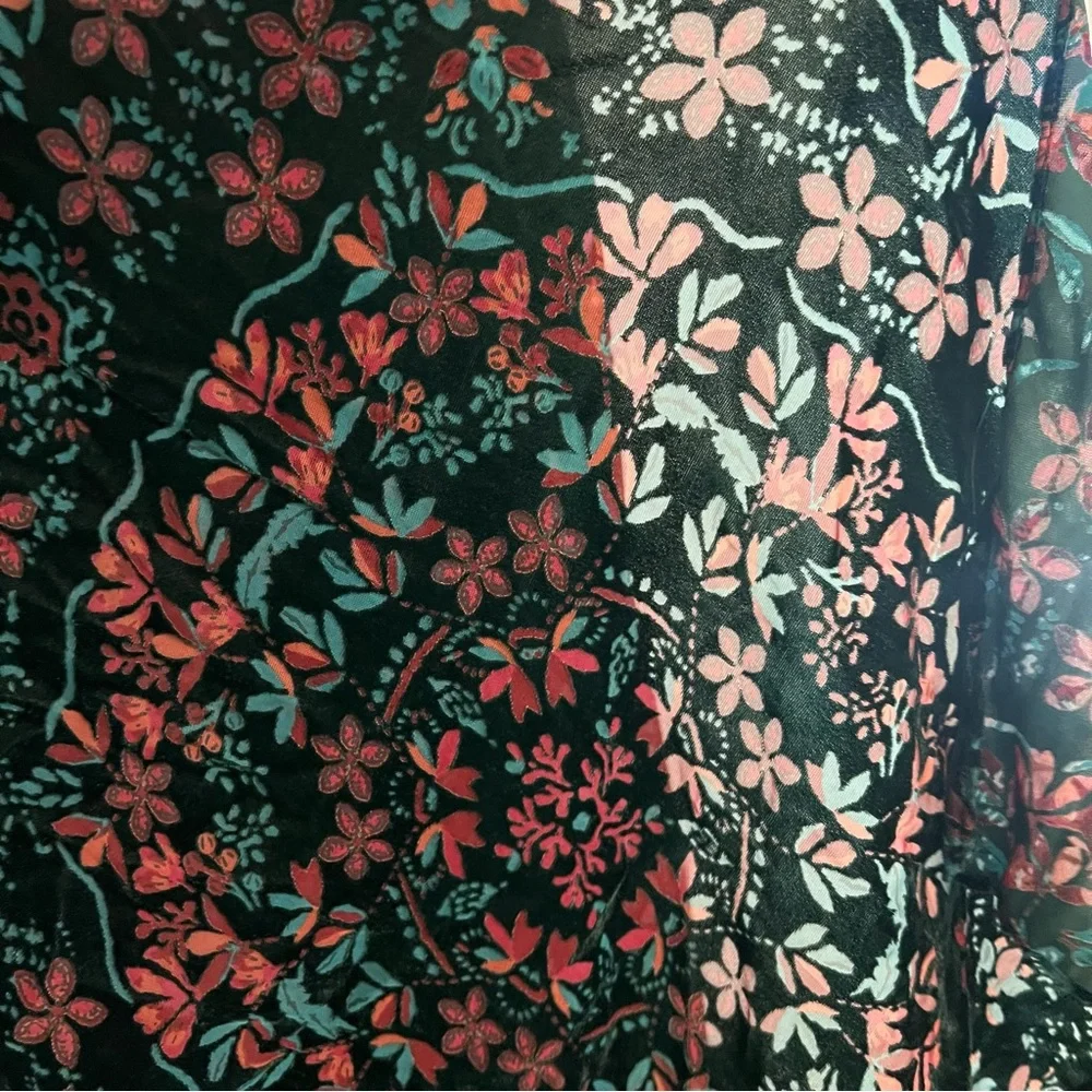 NWT Torrid Burnout Ruana Teal Kimono OS - Picture 3 of 5
